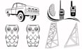 create clipart for you in black and white