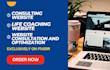 build consulting website, life coaching website optimization