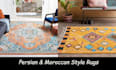 design persian and moroccan style rugs for you