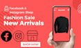 setup facebook instagram shop, integration with website,upload products
