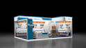 design 3d exhibition stall, trade show booth