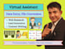 be your virtual assistant for any admin works you want
