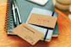 create a professional business card design for your company