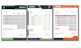 design invoice, excel format, excel file repair
