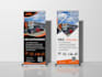 design professional roll up banner, signage, or standee