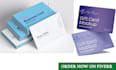create a unique professional business card design