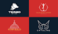 design elegant, flat and unique business logo
