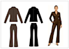 design clothing technical flat sketch, and tech pack design