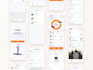 do a mobile saas app design using figma