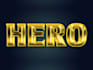make custom 3d text or font design with faded gold effects