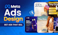 design meta ads creative, facebook ads design, ad creative design