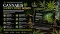 design cbd shopify marijuana hemp store cbd dropshipping vape cannabis website