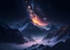 create a beautiful digital landscape  ai art