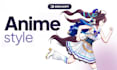 draw roblox avatar pfp, oc, minecraft to anime style