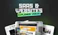 create custom 2d 3d saas video, mobile app, website explainer video animation