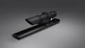 design a professional 3d sci fi sniper scope modelling