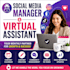 be your monthly social media manager and virtual assistant
