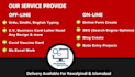 data handling  data entry graphic designing and composing