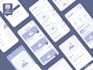 design unique IOS UI wireframe kit