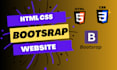 design responsive website with html, css and javascript