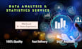 perform statistical and econometrics data analysis with spss, rstudio, or python