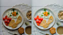 edit photos food professionally in lightroom
