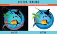 do vector tracing convert image to vector or png to vector file