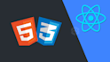 create your website using HTML, CSS, javascript, react