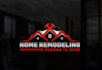 do home renovation, remodeling, roofing, handyman logo