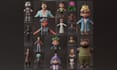 create stylized 3d character modelling and rigging with hand painted texture