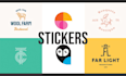 design stunning badge, patch, sticker, label, logo designs