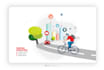create custom children book and flat illustration