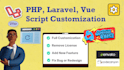 develop or fix PHP, laravel, vue, livewire, inertia applications