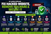 fix your hacked website, remove malware and secure it