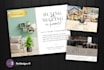design clean real estate flyers, and canva templates