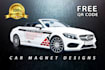 design creative car magnet super fast