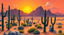 make pixel art background pixel scenery and landscape