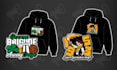 design hardcore terrace t shirt, hoodie and matchday scarf