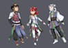 draw anime art of your chara for fan art, splash art,