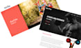create responsive static website design with html, css