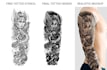 create professional custom tattoo design, tattoo sleeve