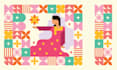 create unique geometric illustration for your project