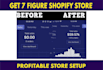 build shopify website design or shopify store design or shopify dropshipping