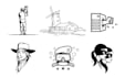 create illustrations for logo and t shirt