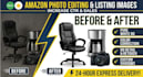 design amazon product listing images and edit product photos