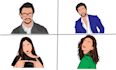 draw flat minimalist vector portrait