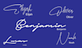 handwritten signature, digital signatures, autograph, cursive, typography