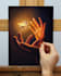 create oil or acrylic painting on canvas