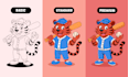 draw cartoon, comic illustrations and mascot characters