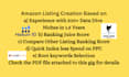 do amazon listing SEO using data dive keyword research for amazon PPC